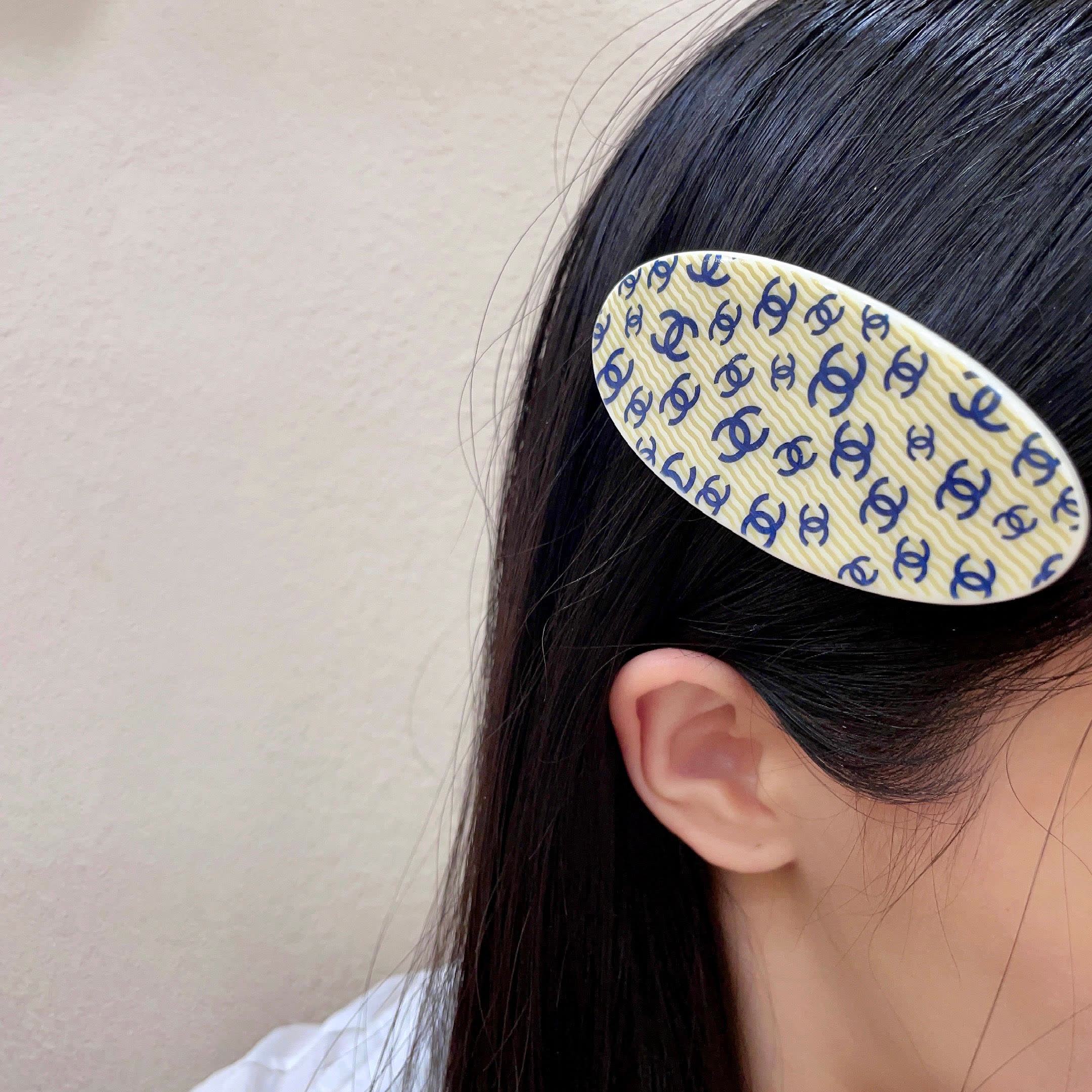 Chanel Patterned Hair Clip
